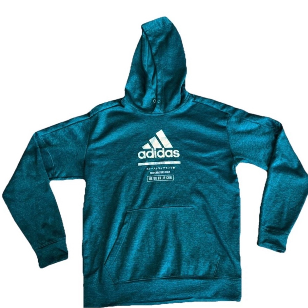 Adidas Teal creators only Hooded Sweater